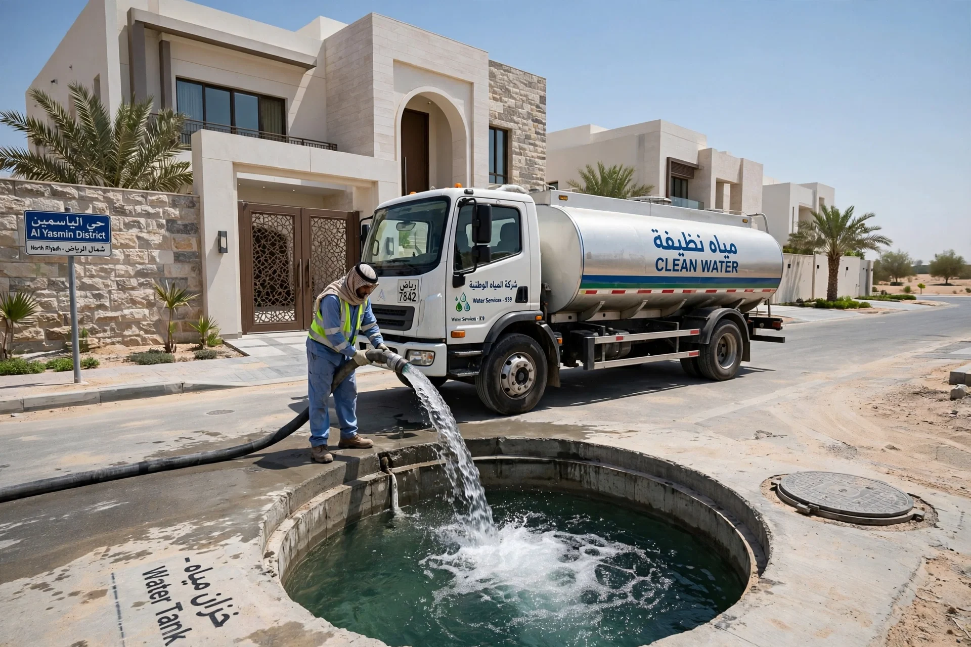 وايت ماء شرق الرياض - توصيل وايت ماء 32 طن للمنازل في أحياء النسيم الروضة الخليج - أسرع وايت مياه شرق الرياض